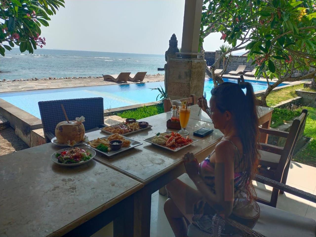 Ganesh Beach Hotel Candidasa Zewnętrze zdjęcie